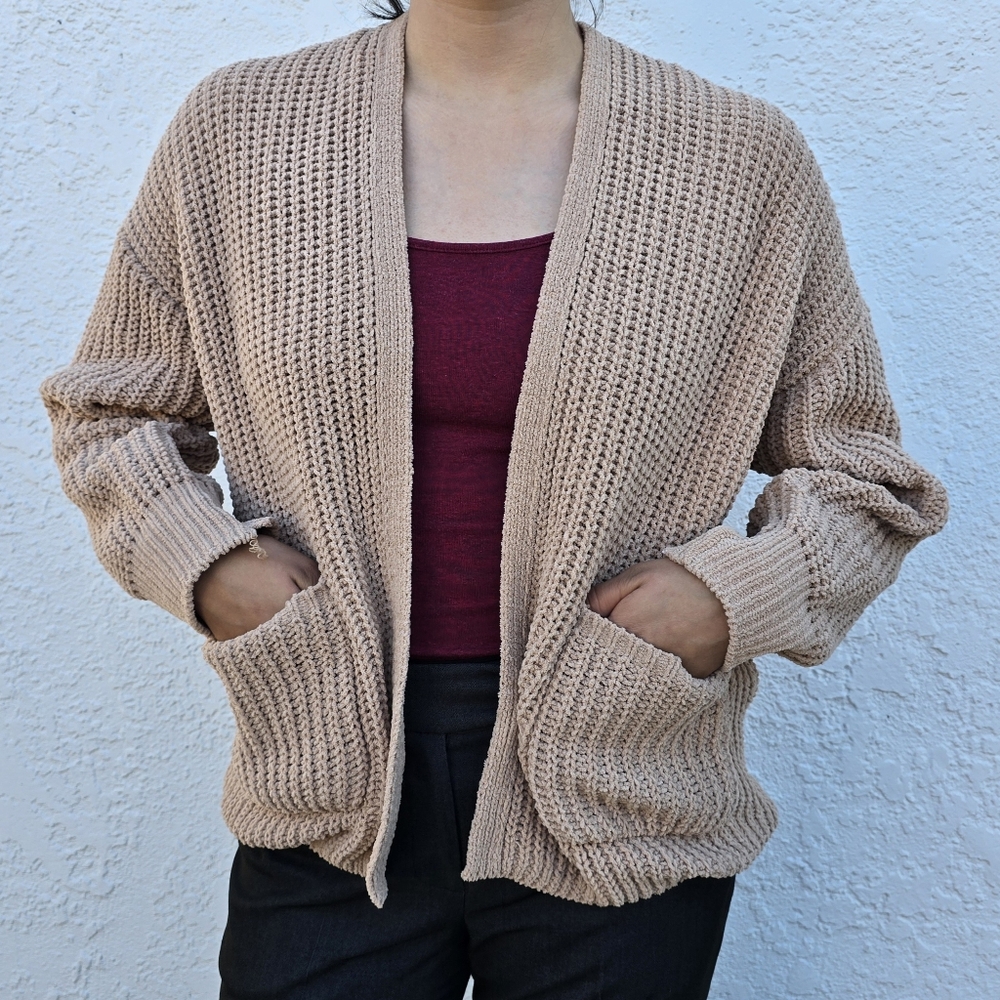 American Eagle Knit Open Cardigan